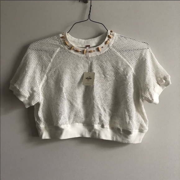 Free People mesh crop top NWT - Picture 3 of 7